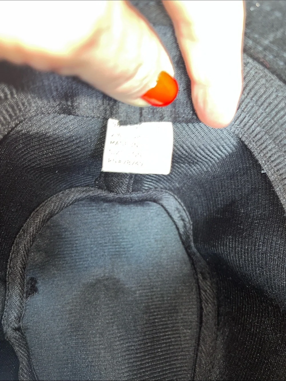 Source Unknown Black Pinstripe Fedora Hat OS